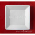 Plate, square plate, porcelain dinner plate, crockery, plate for hotels and restaurants